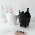 thumbnail image 4 of Papelera de escritorio sin tapa con forma de gato, gran capacidad, para almacenamiento de basura en sala de estar y dormitorio. Suministros para el hogar., 4 of 4