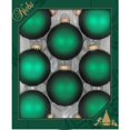 thumbnail image 1 of Bola de terciopelo verde Ornament Christmas by Krebs, 2,6 cm (paquete de 12), 1 of 1