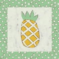 thumbnail image 2 of Zarris, Chariklia 15x15 White Modern Wood Framed Museum Art Print Titled - Pineapple Vacation II, 2 of 4