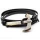 thumbnail image 3 of 2019 Nuevas pulseras de identificación con ancla y cabeza de hacha doradas de moda para hombres Cuerda de supervivencia C,9, 3 of 4