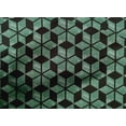 thumbnail image 4 of oneOone Cotton Poplin Green Fabric Geometric Sewing Fabric By The Yard Printed Diy Clothing Sewing Supplies 42 Inch Wide, 4 of 4