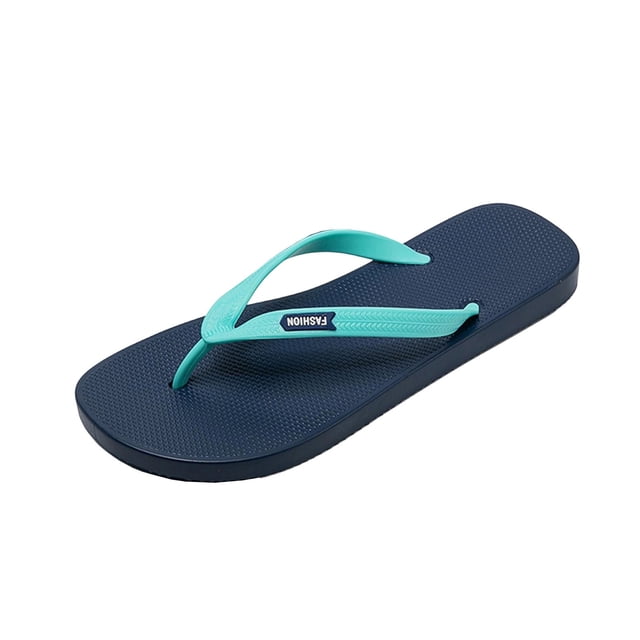 Xfvqtps Mens Flip Flops Casual Slides Non Slip Spring Summer Outdoor Beach Comfortable Lightweight Thong Sandals