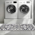 thumbnail image 6 of MeyJey 2'x6' Boho Runner Rug for Hallway, Non Slip Machine Washable Rug Distressed Vintage Floor Carpet for Bedroom Kitchen Laundry Room, Gray/Brown, 6 of 14
