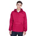 thumbnail image 1 of Chaqueta plegable con capucha y cierre de un cuarto para adulto ROJO XL ultraclub 8925, 1 of 1