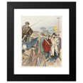 thumbnail image 2 of Gordon Grant 12x14 Black Modern Framed Museum Art Print Titled - Gidap! (1914), 2 of 5