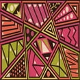 thumbnail image 1 of Ahgly Company Machine Washable Indoor Square Transitional Burgundy Red Area Rugs, 7' Square, 1 of 7