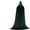 Green, variant on Halloween Witch Wizard Velour Cape Cloak Green 90cm Costume Party Cosplay Robe for Themed Event Dress-Up Unisex Holiday Outfit