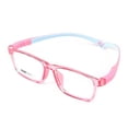 thumbnail image 4 of Gafas grandes para niños y niñas de 10 a 14 años, gafas elásticas de silicona rectangulares, gafas deportivas lisas para estudiantes de secundaria, 4 of 5