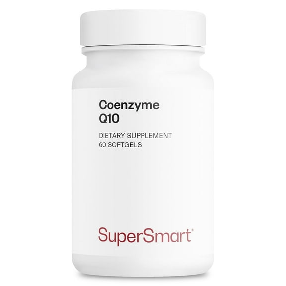 Supersmart - Co-Enzyme Q10 (CoQ10) 90mg per Day - Ubiquinol Supplement with Tocopherols & Vitamin E | Non-GMO & Gluten Free - 60 Softgels