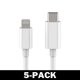thumbnail image 1 of USB-C till Lightning Kabel iPhone Snabbladdare 2M Vit, 1 of 3