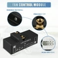 thumbnail image 3 of Unique Bargains Electric Cooling Fan Control Module Relay Radiator Unit for Volkswagen Golf Mk4 1997-2006 No.1J0919506Q, 3 of 8