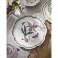 thumbnail image 6 of Portmeirion Botanic Garden Lotus Blossom Large Round Platter, 13.5-Inch - Meadow Saffron Design with Laurel Leaf Border, Ideal for Appetizers, Charcuterie or Desserts - Dishwasher Safe Porcelain, 6 of 7