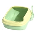 thumbnail image 4 of GROWTH TANK Cat Litter Box Anti Splashing Open Toilet Litter Pan Sand Box Container 49.4cmx39.7cmx20.7cm, 4 of 9