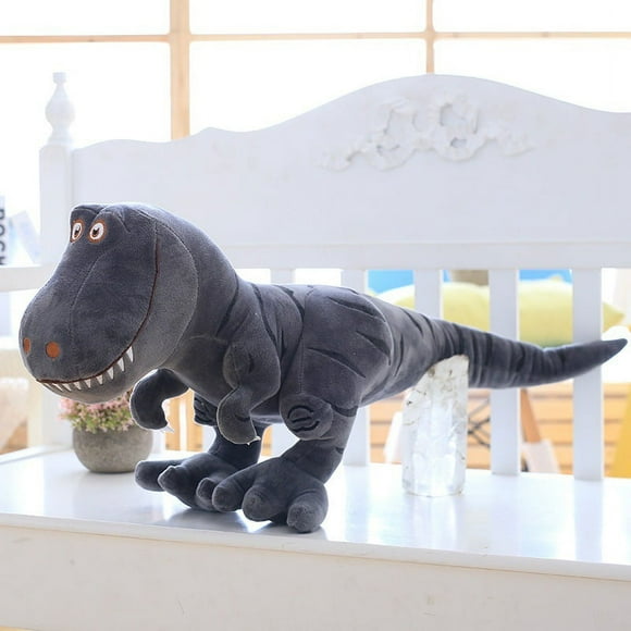 Jurassic Cute Large Dinosaur Animal Plush Toys T-Rex For Boys Children Birthday Christmas New Year Gift Gray 40cmLG936