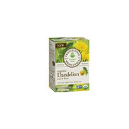 Tea Dandelion Leaf&Roo, Dandelion Leaf & Root Tea, 16 Bag by Traditional Medicinals Teas (Pack of 2) By Traditional (Best Tea Bags Uk)