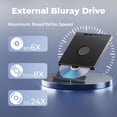 thumbnail image 3 of Unidad externa Blu-ray Yaeonku 7 en 1 USB 3.0 Tipo-C, 3 of 7