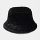 thumbnail image 1 of Sombrero de pescador de imitación de piel de conejo para mujer, Sombrero de Panamá cálido de alta calidad para exteriores, otoño e invierno, nuevo Color sólido, 1 of 5