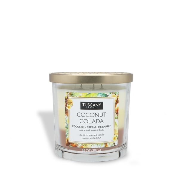 Coconut Colada Long-Lasting Scented Jar Candle (14 oz)