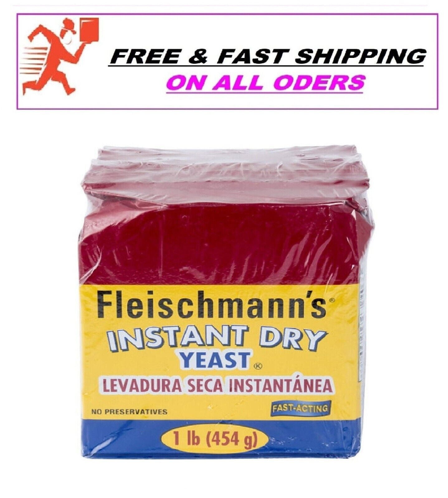 Fleischmann‘s Instant Dry Yeast (16 oz. 2 pk.)