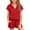 Z180 Red, variant on Mifsaly Girls 2 Piece Lounge Set Short Sleeve Crewneck Tops and Drawstring Shorts Outfits with Pockets Kids Soft Breathable Summer Casual Playwear