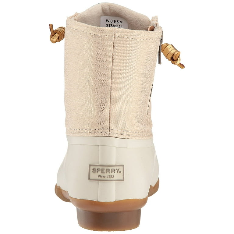 Ivory sparkle deals sperry boots