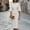 Apricot, variant on Morttic Women's Elegant Boat Neck Midi Pencil Dress – Flare Sleeve Slim Bodycon Office Formal Wedding Dress Apricot,S