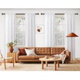 thumbnail image 3 of KAMANINA 2 Pack Curtain Rods for Windows 48 to 84 Inch, Antique Bronze Heavy Duty Curtain Rod Adjustable, 7/8 Inch Single Decorative Drapery Rods 32 to 86 Inch(2.6-7.1Ft), Netted Texture Finials, 3 of 8