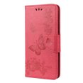 thumbnail image 2 of Feishell Wallet Case for Google Pixel 6 Pro,Retro PU Leather Butterfly Embossed Pattern Full Protection Anti-Scratch Shockproof Magnetic Clasp Flip Holder Card Slots & Cash Pocket Phone Cover,Rose, 2 of 6