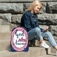 thumbnail image 6 of Zufioo God Bless America Patriotic Star Print Transparent Backpack, 16-inch PVC Waterproof Schoolbag, Suitable for Campus Work and Travel, Unisex, 6 of 7
