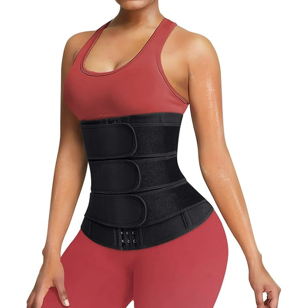 Dinheiro-faja de cintura de entrenamiento para mujer, Control de barriga, entrenamiento, faja para Sauna, faja para sudor, recortador de cintura deportivo, banda delgada para el vientre