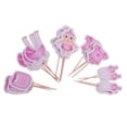 thumbnail image 2 of Tnarru 2-3 de 0 Pcs Pics à Cupcakes pour Bébé Fille Cadeaux de Fête Décoration, Rose, 3 Pcs, 2 of 8