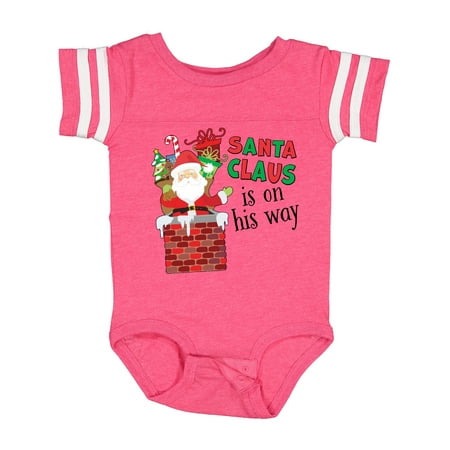 

Inktastic Santa Claus is on His Way Christmas Boys or Girls Baby Bodysuit