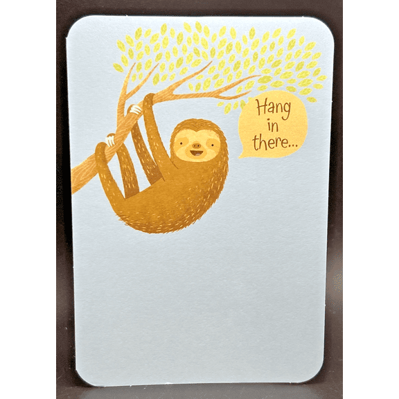 Get Well Greeting Card w/Envelope