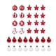 thumbnail image 2 of Christmas Decorations 6CM Plastic Electroplated Special-shaped Colorful Balls Christmas Ball Set Christmas Tree Pendant Pendant Decorative Ball, 2 of 6