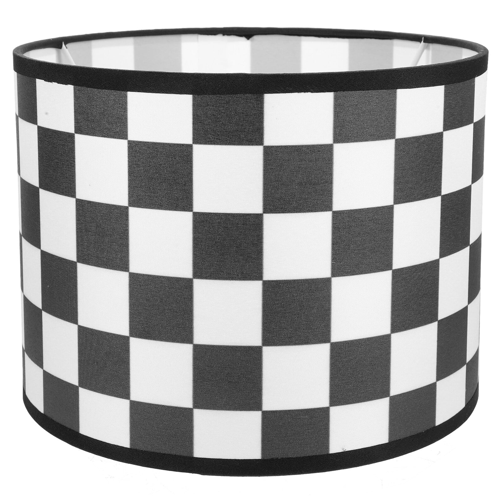 Lamp Shade Fabric Lamp Cover Floor Lampshade Replacement Plaid Pattern