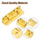 thumbnail image 5 of Bisagras ovaladas mini, bisagras de bisagra larga de 90 grados, bisagra para caja de regalo de joyería, 40x10mm dorado, 10 piezas, 5 of 7