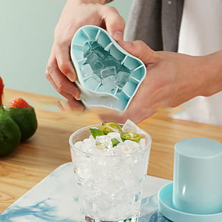 Hadanceo Ice Bucket Cup Mold Freeze Quickly Ice Cube Making Circular Shape  Cold Drink Maker Silicone Ice Cube Mold for Everyday Life