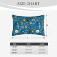 thumbnail image 3 of Plush Throw Pillow Covers, Owls And Trees Pillow Cases with Invisible Zipper, Breathable Microfiber Pillow Cases Standard Size for Sleeping Bedroom Sofa Living Room 20x30, 3 of 5
