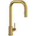 thumbnail image 1 of Rohl U.4046L-2 Holborn 1.75 GPM Single Hole Pull Down Kitchen Faucet - Brass, 1 of 7
