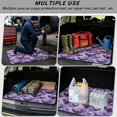 thumbnail image 3 of Psesaysky Purple Watercolor Bat Pattern Cargo Liner 29" x 39", Sturdy Pet Trunk Cover, Rear Cargo Mat for Vehicle Interior, 3 of 7