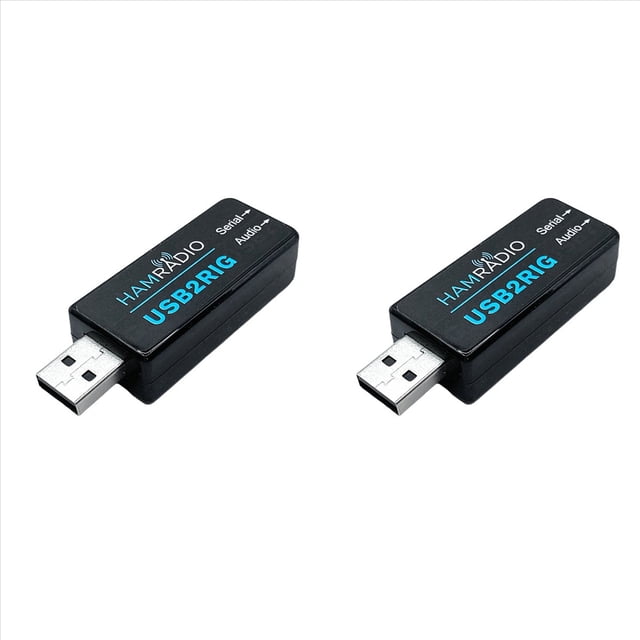 2X Conector de Tarjeta de Sonido USB para Radio Comercial , e USB2RIG