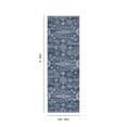 thumbnail image 3 of Better Homes & Gardens 2.5' x 8' Arty Medallion Runner, Blue, 3 of 8