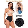 thumbnail image 3 of Tanga Shapewear, braguitas para control de barriga, para mujer, color negro, 3 of 6