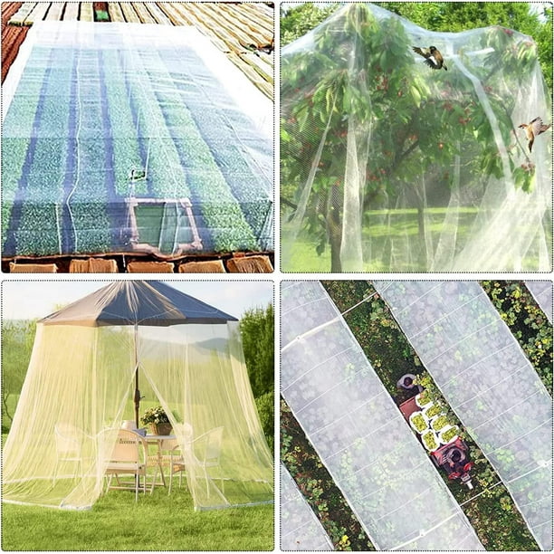 ShenMo Anti-Insect Net,2.5 x 6 M Nets for Garden, Vegetable Anti-Insect  Netting, Fine Mesh Anti-Insect Mesh for Protecting Plants, Flowers,  Vegetables