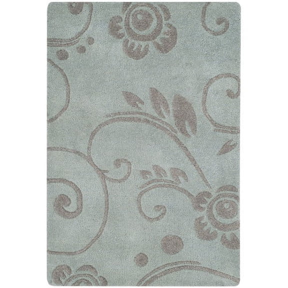 SAFAVIEH Soho Aleta Floral Wool Area Rug, Grey/Multi, 2' x 3'