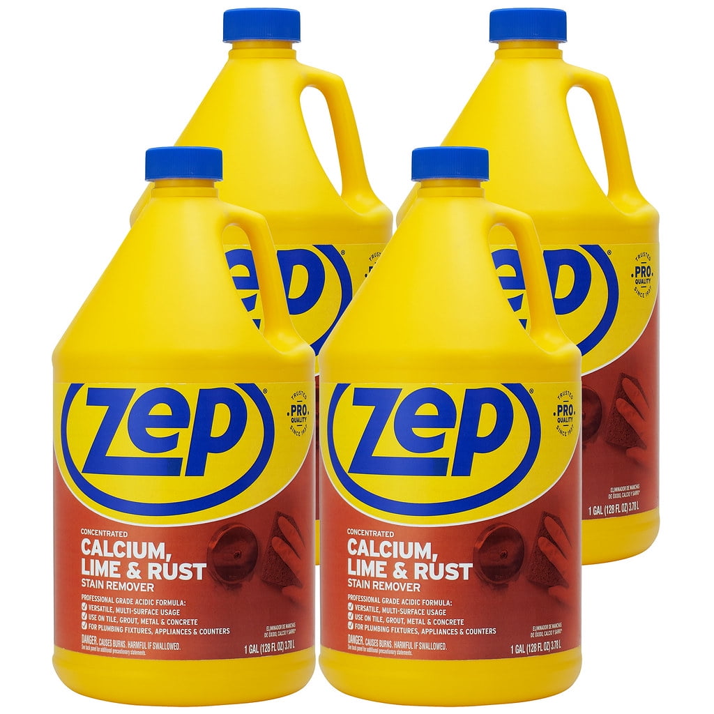Zep Calcium, Lime and Rust Remover 128 ounce ZUCAL (Case of 4)