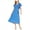 Blue - brightblue, variant on Maison Jules Womens Flutter Sleeve Maxi Dress