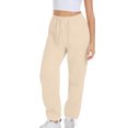 thumbnail image 5 of BLTIBY Womens Casual Pants Lightweight Elastic Waist High Waist Pant Summer Fall Lounge Plain Drawstring Trousers with Pockets 2025 Khaki L, 5 of 6