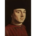 thumbnail image 2 of Da Messina, Antonello 14x18 Gold Ornate Wood Framed with Double Matting Museum Art Print Titled - Portrait of a Man, 2 of 4