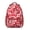Red-8, variant on Emotional Psychedelic Backpack - Stylish Waterproof Daypack with Ergonomic Spinal Support, Vibrant Geometric Abstract Design for Teens & Adults